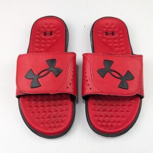 Under Armour Boys Ignite Pro Slides - Red/Black